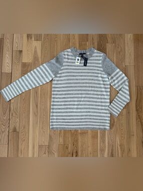 Gap Cashmere Stripe Sweater Large New